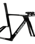 Specialized S-Works Shiv TT Disc Module - FACT 11r Carbon - Gloss Tarmac Black / Metallic White Silver
