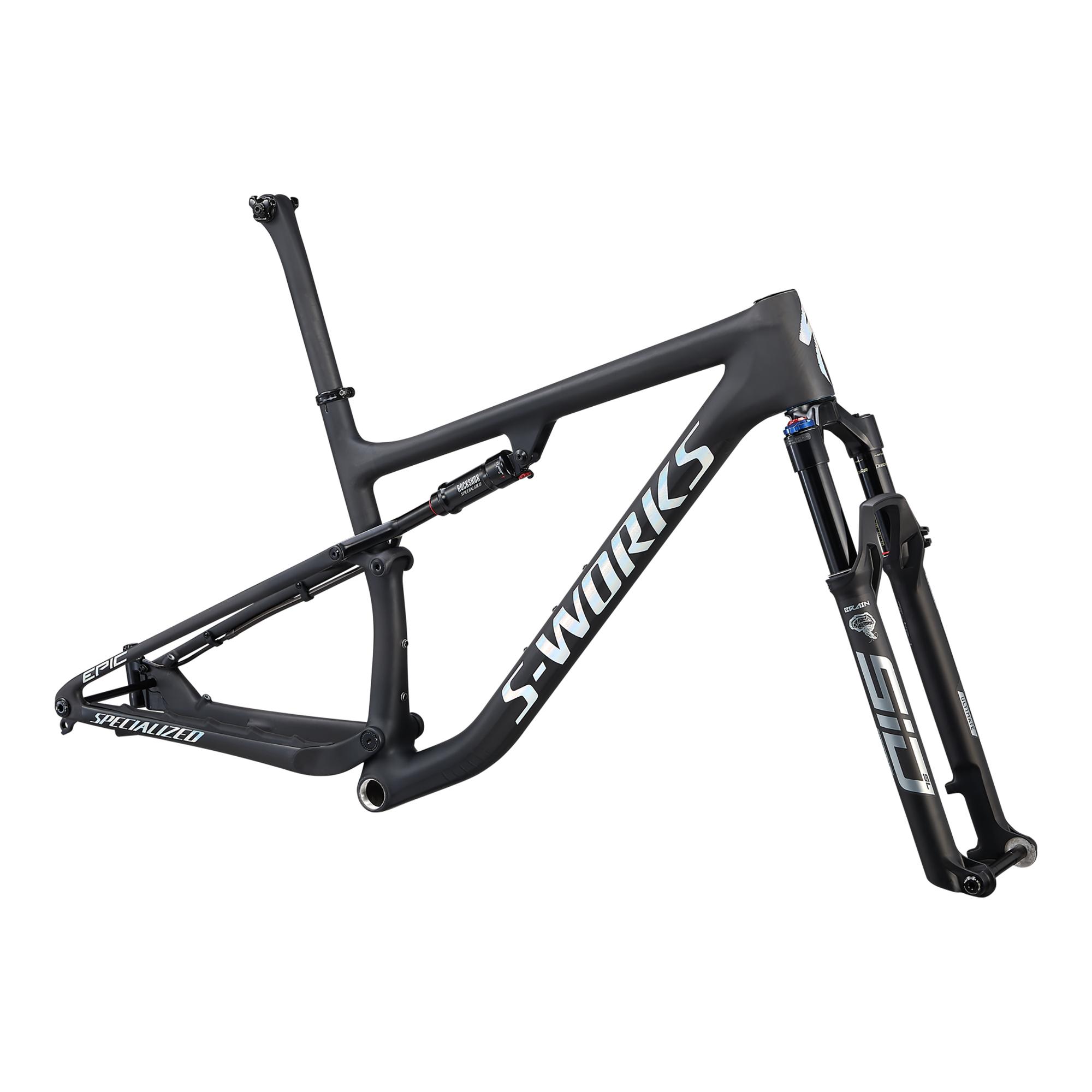 Specialized S-Works Epic Frameset - Satin Carbon/Gloss White Spectraflair
