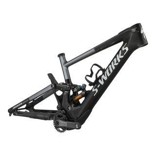 Specialized S-Works Turbo Kenevo SL Frameset - Gloss Carbon / Black /Satin Brushed Dream Silver / White