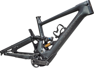 Specialized S-Works Turbo Kenevo SL Frameset 2 - Gloss Black Liquid Metal / Brushed Liquid Metal / Black Brushed Chrome