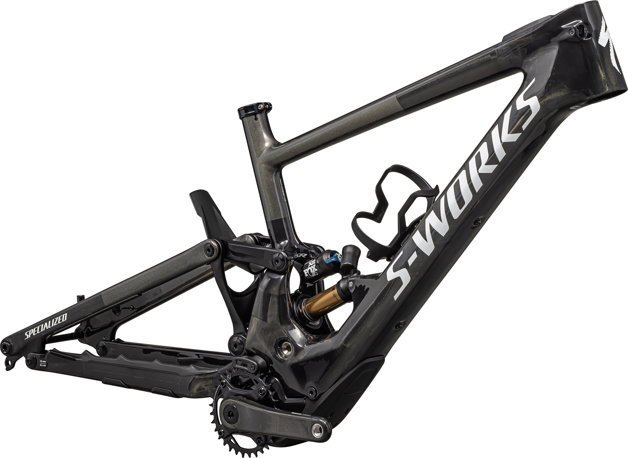 Specialized S-Works Turbo Kenevo SL Frameset 2 - Gloss Carbon / Black Pearl / White