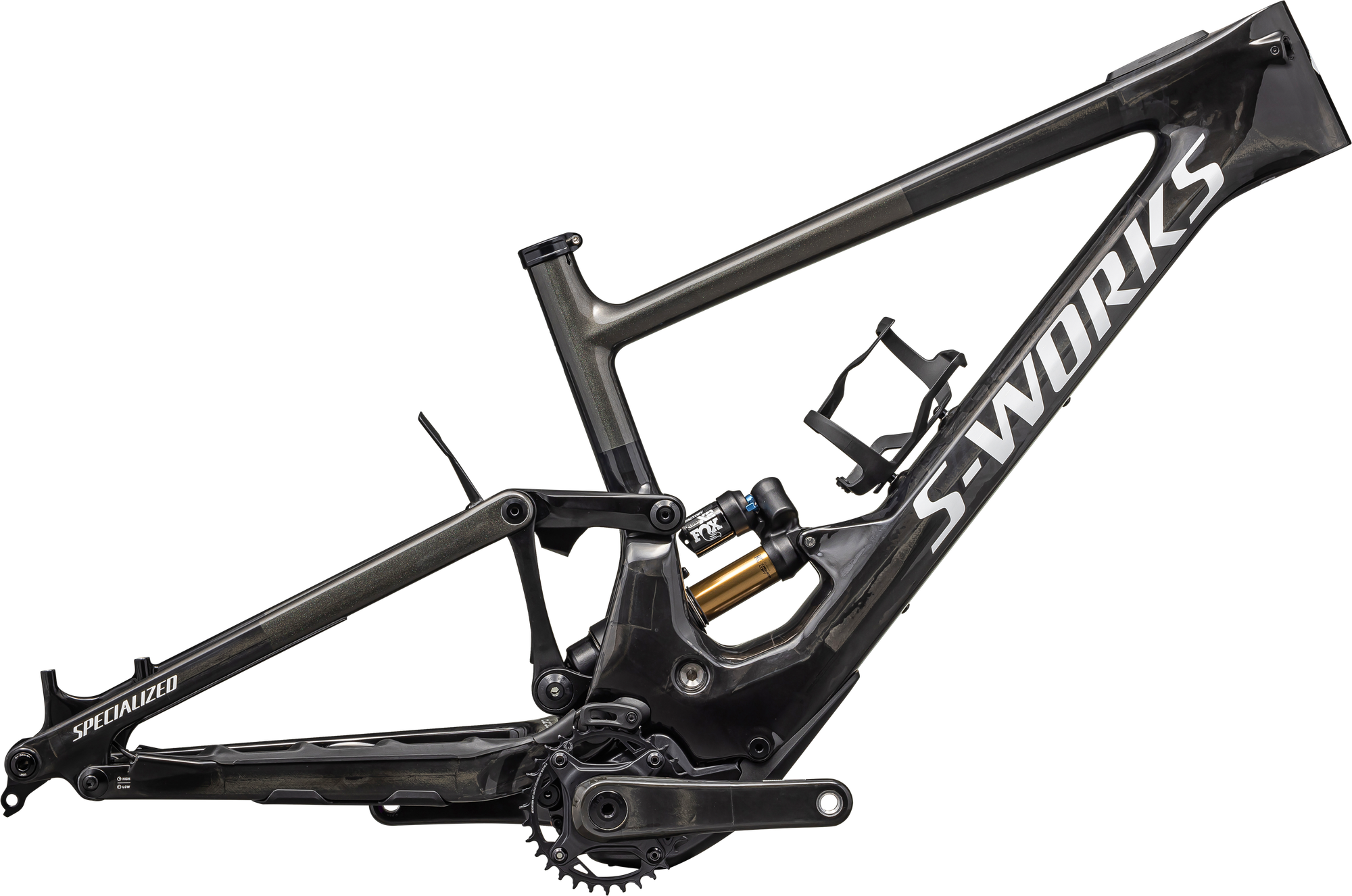 Specialized S-Works Turbo Kenevo SL Frameset 2 - Gloss Carbon / Black Pearl / White