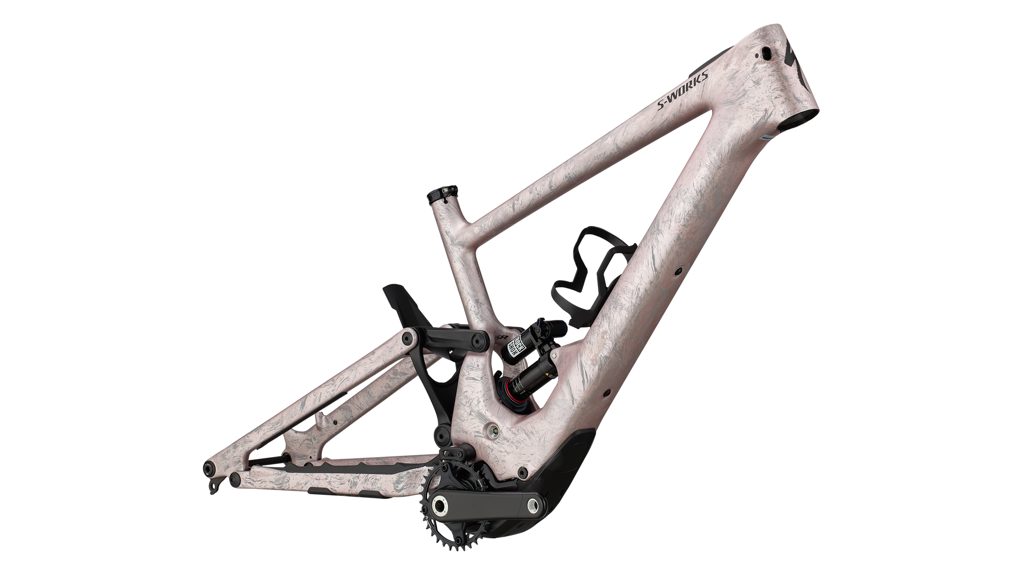 Specialized S-Works Turbo Kenevo SL 2 Frameset - Champagne / Cool Grey Strata / Black