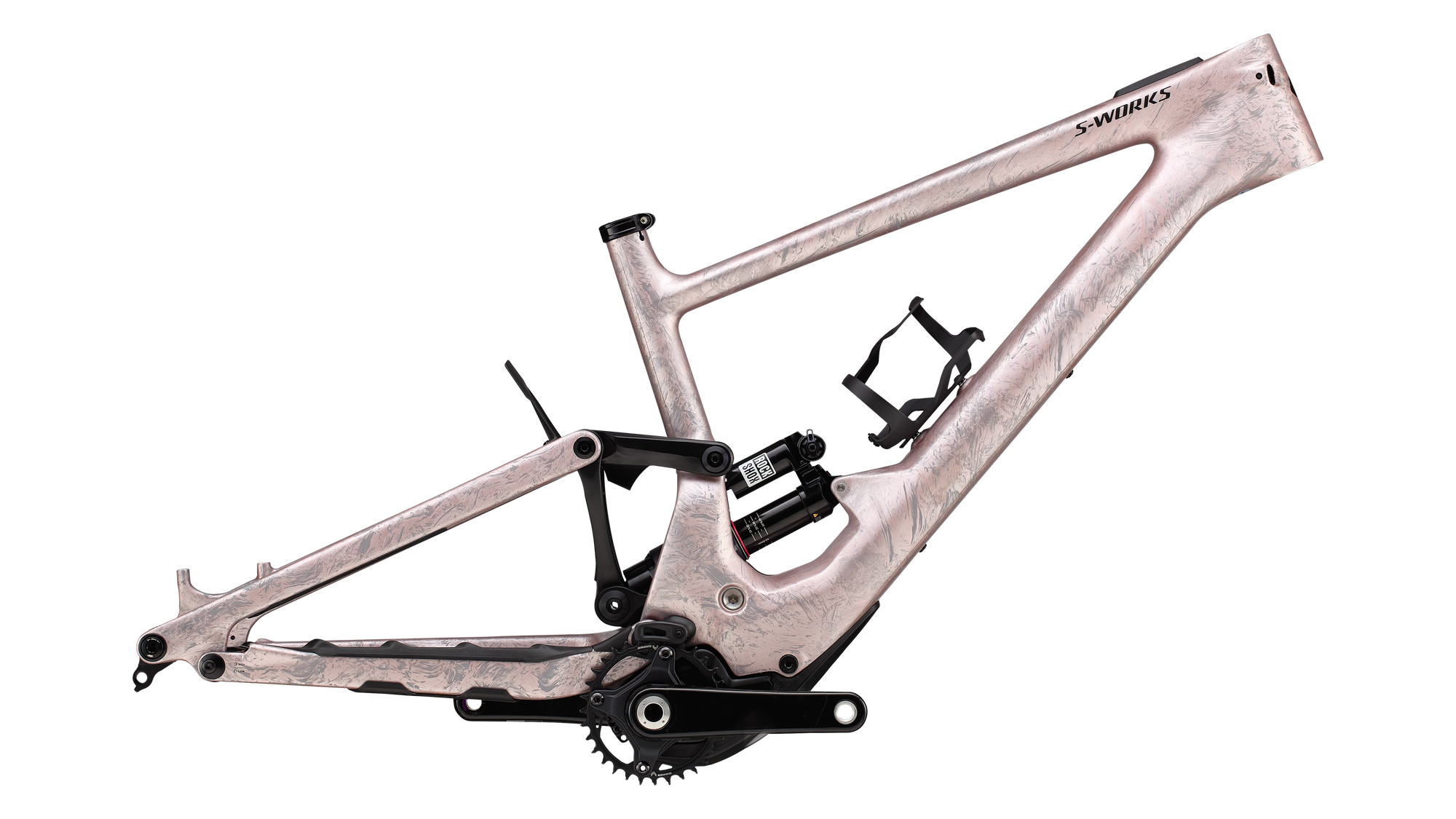 Specialized S-Works Turbo Kenevo SL 2 Frameset - Champagne / Cool Grey Strata / Black