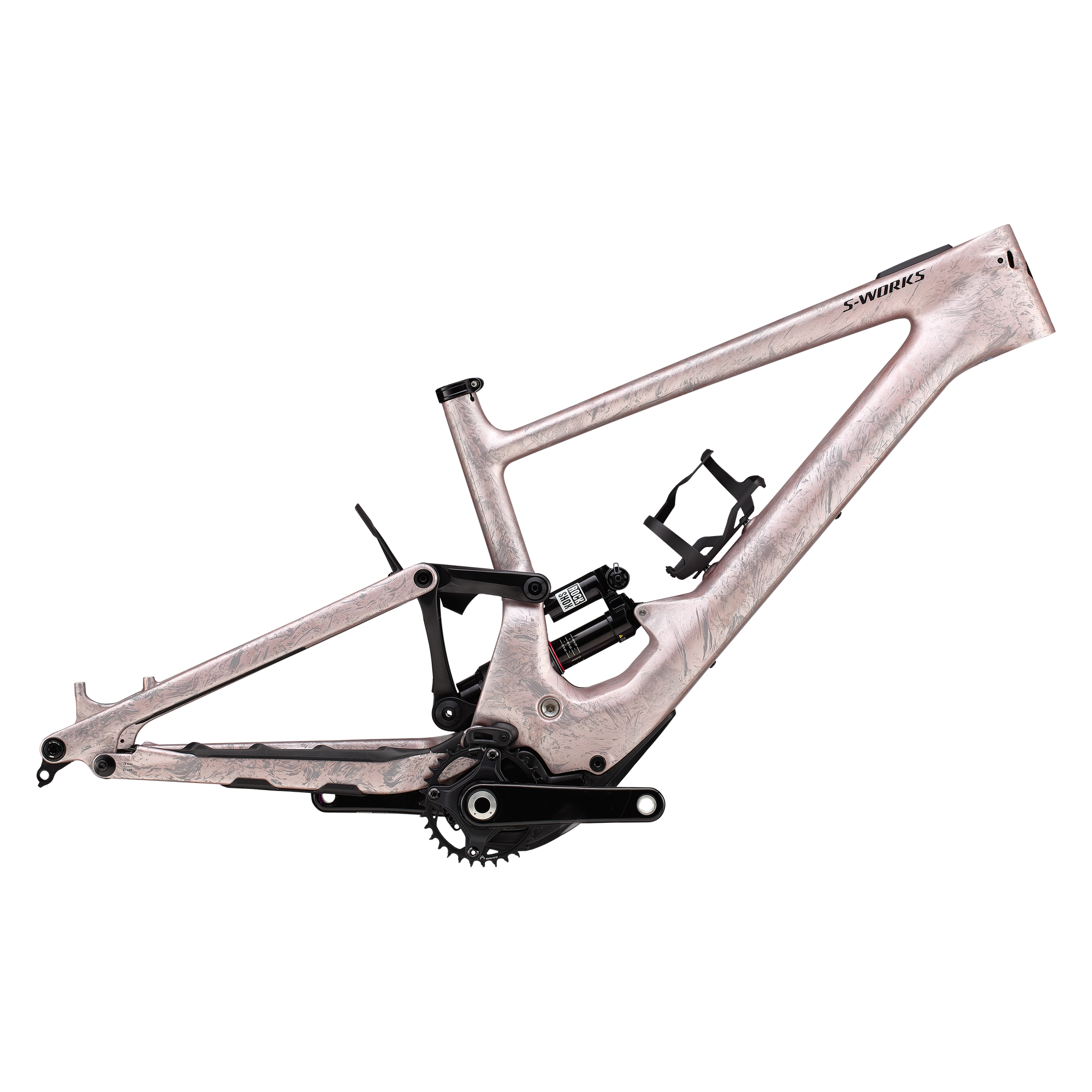 Specialized S-Works Turbo Kenevo SL 2 Frameset - Champagne / Cool Grey Strata / Black