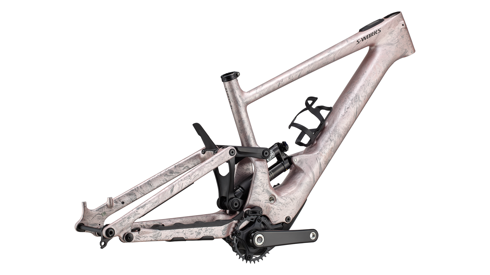 Specialized S-Works Turbo Kenevo SL 2 Frameset - Champagne / Cool Grey Strata / Black