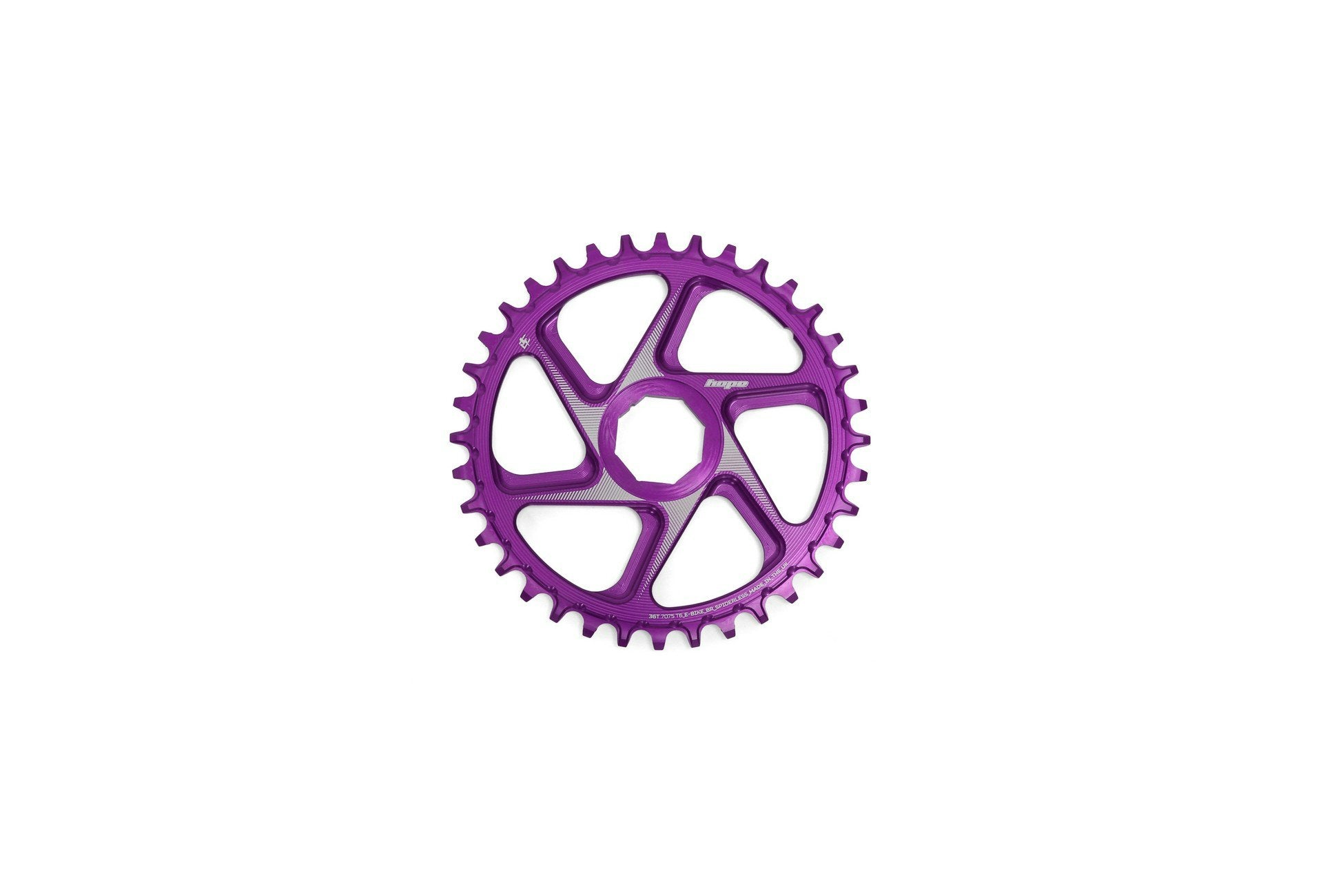 Hope R22 E-Bike Chainring Brose - 36 Teeth Purple