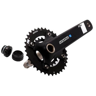 Chainwheel Set, 170mm x 36T/22T 2 x 10spd, SR  Suntour. XCM-AX, BLACK