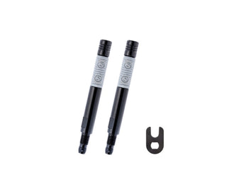 Silca 2-Pack Removable Core Valve Extenders 45mm Presta - Black