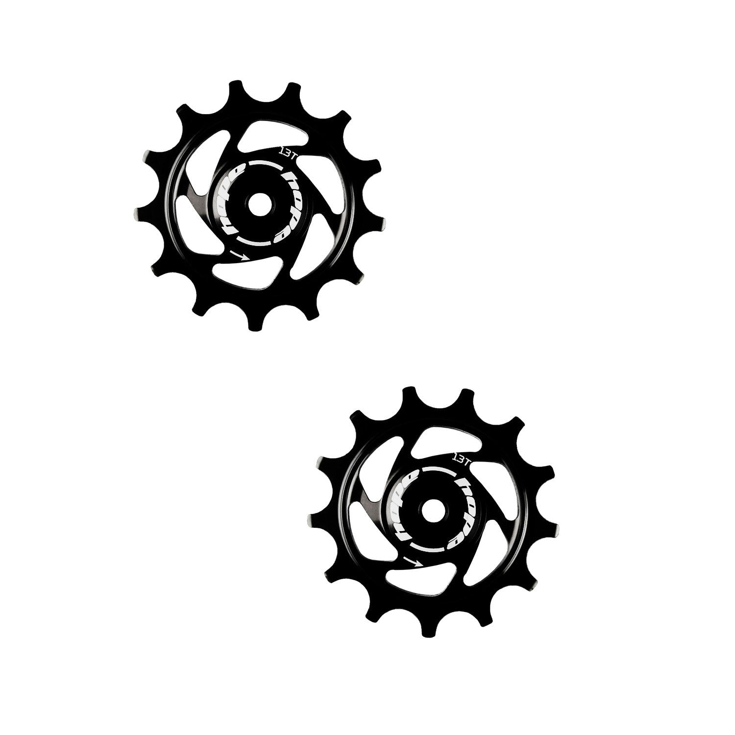 Hope Jockey Wheels Pair - 13 Teeth Black