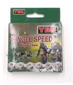 YBN CHAIN 1/2 x 1/8 x 96L, Single Speed, Nickel, SILVER