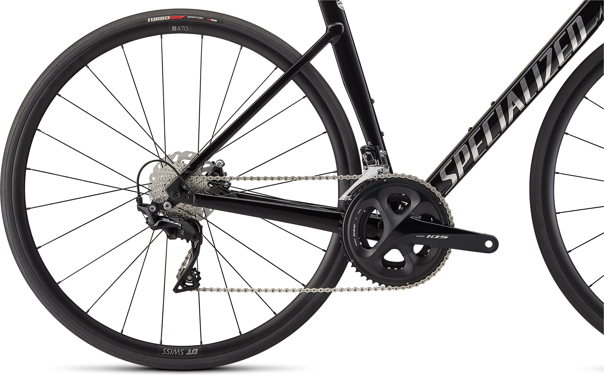Specialized Allez Sprint Comp - Shimano 105 - Tarmac Black/Brushed Foil