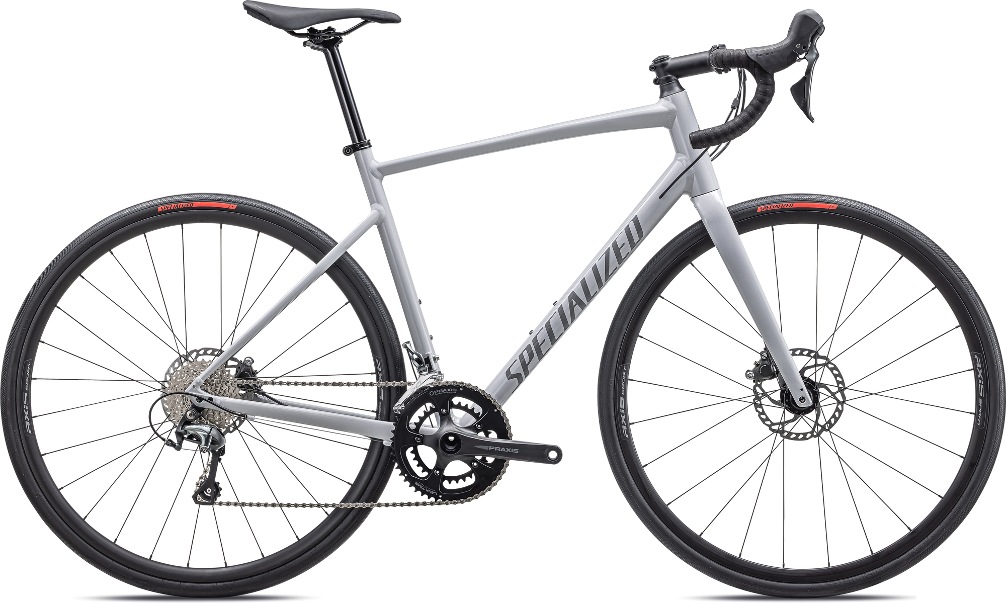 Specialized Allez Sport - Shimano Tiagra - Gloss Dove Grey / Cool Grey / Chameleon Lapis