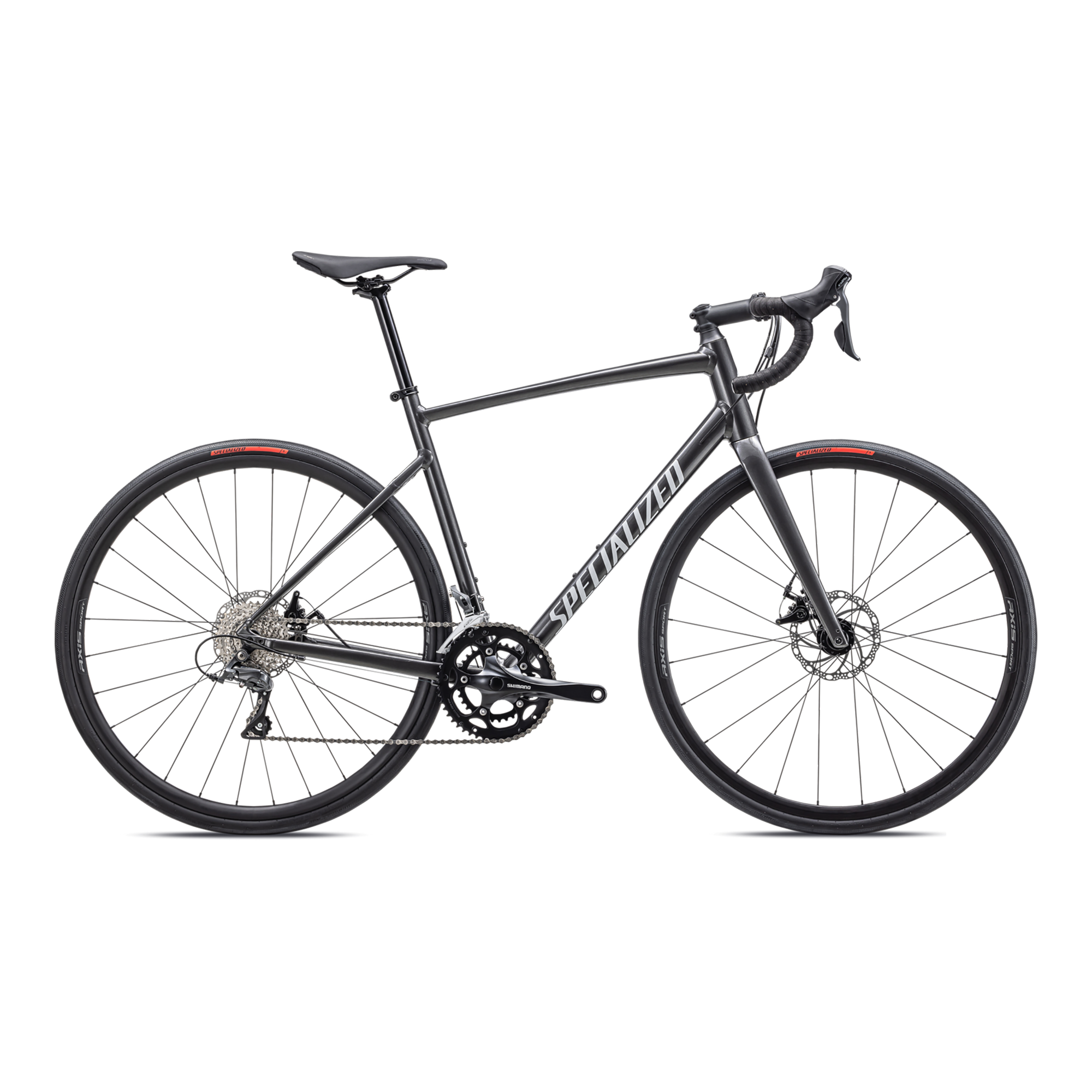Specialized Allez - Shimano Claris - Gloss Smoke / White / Silver Dust
