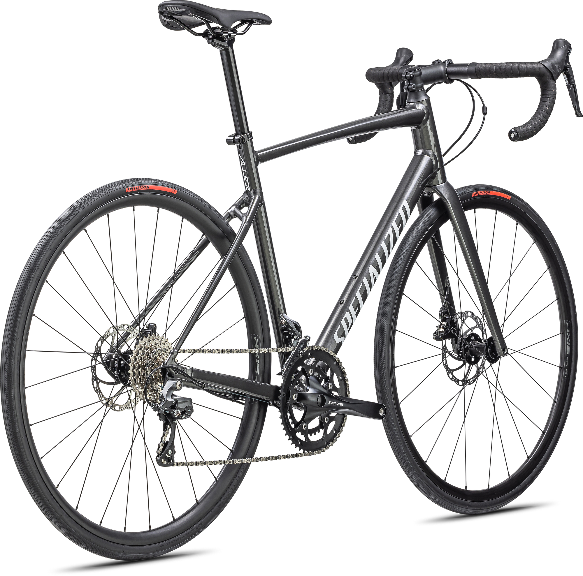 Specialized Allez - Shimano Claris - Gloss Smoke / White / Silver Dust