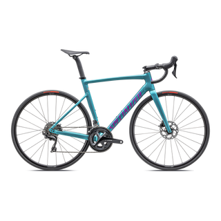 Specialized Allez Sprint Comp - Shimano 105 - Satin Lagoon Tint Over Silver Dust/Purple Orchid