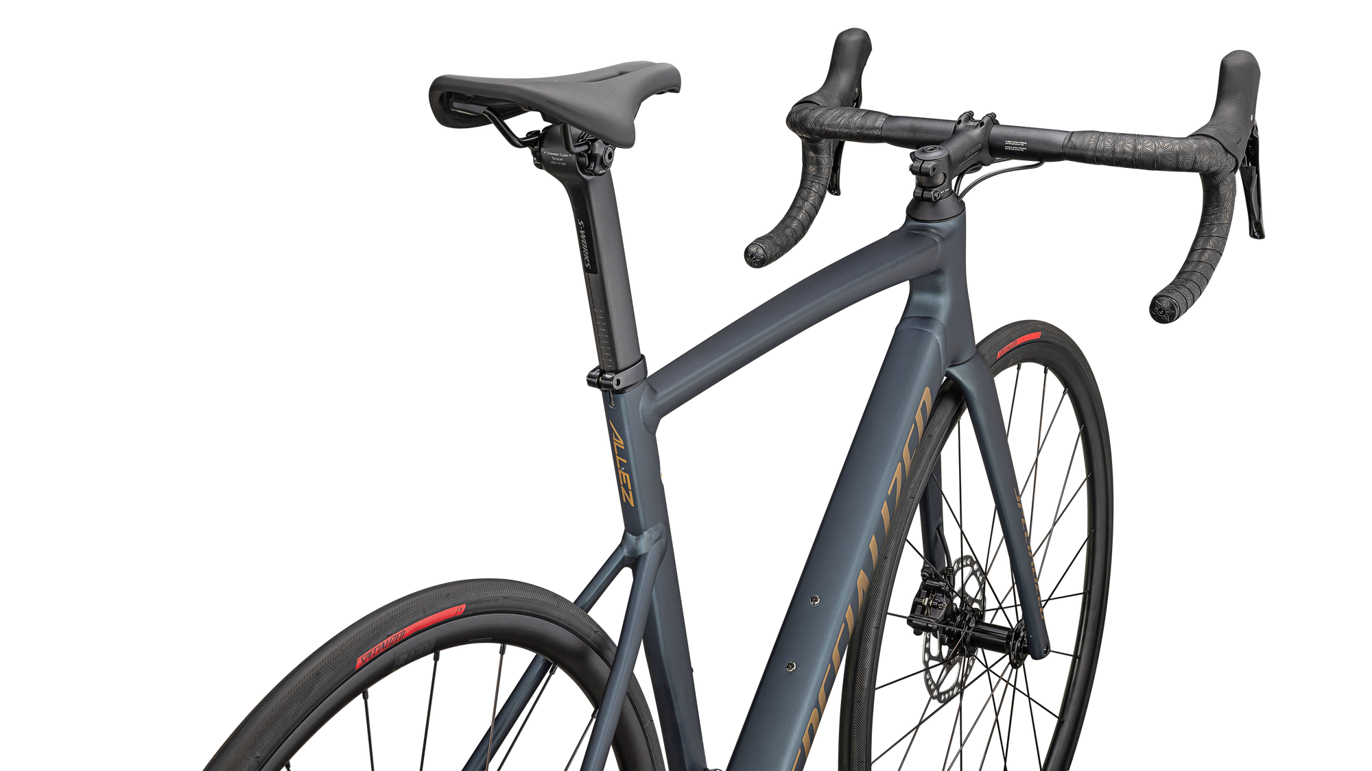 Specialized Allez Sprint Comp - Shimano 105 - Satin Deep Lake Metallic / Burnt Gold Metallic
