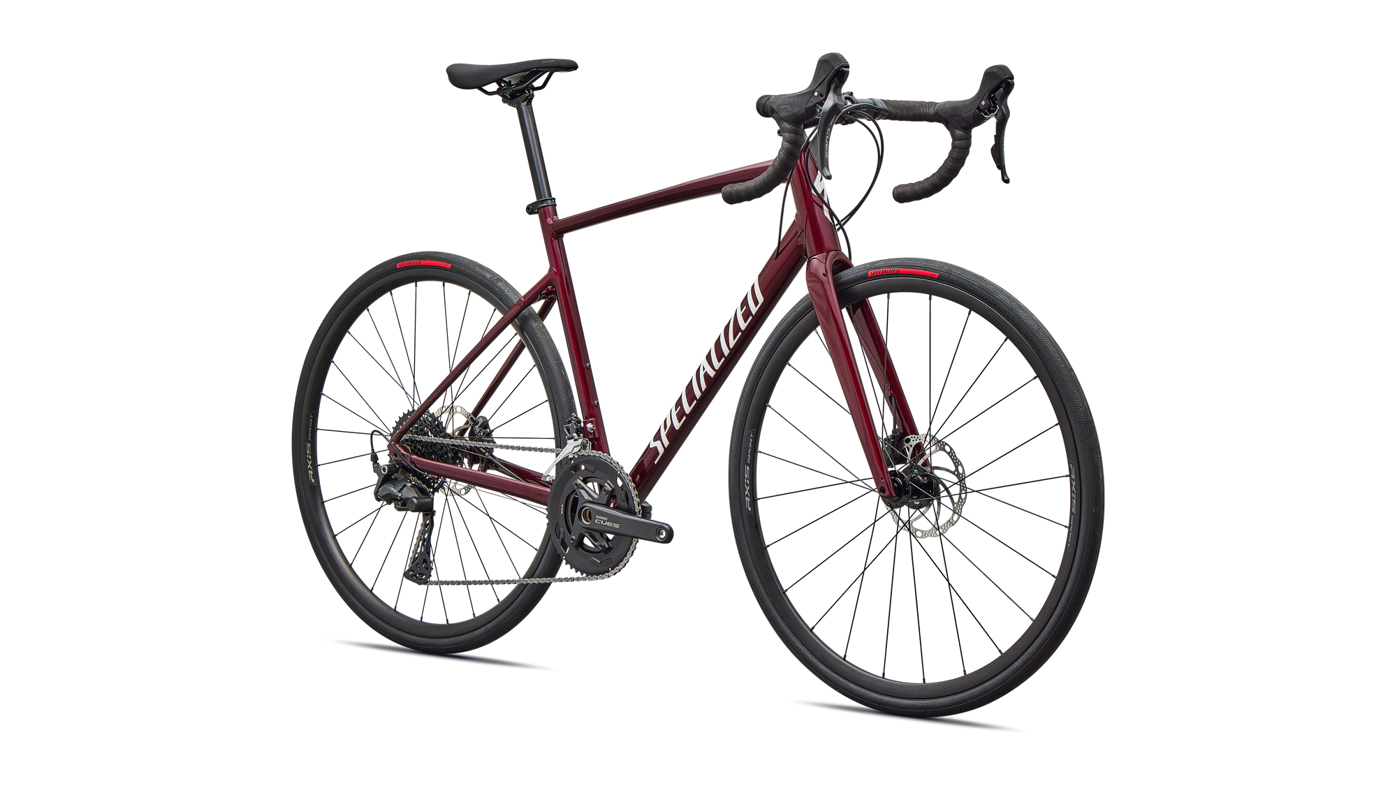 Specialized Allez - Shimano CUES - Maroon / White