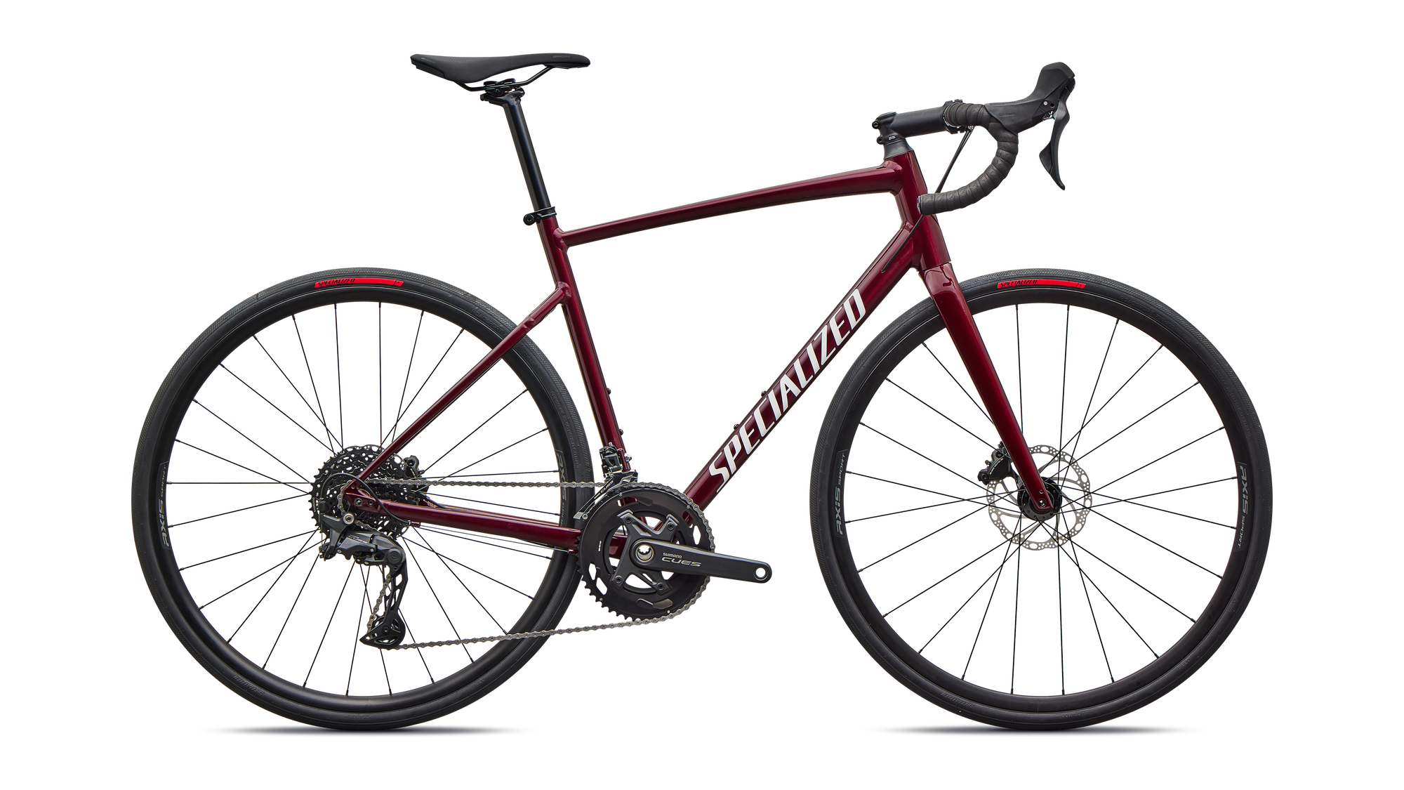 Specialized Allez - Shimano CUES - Maroon / White