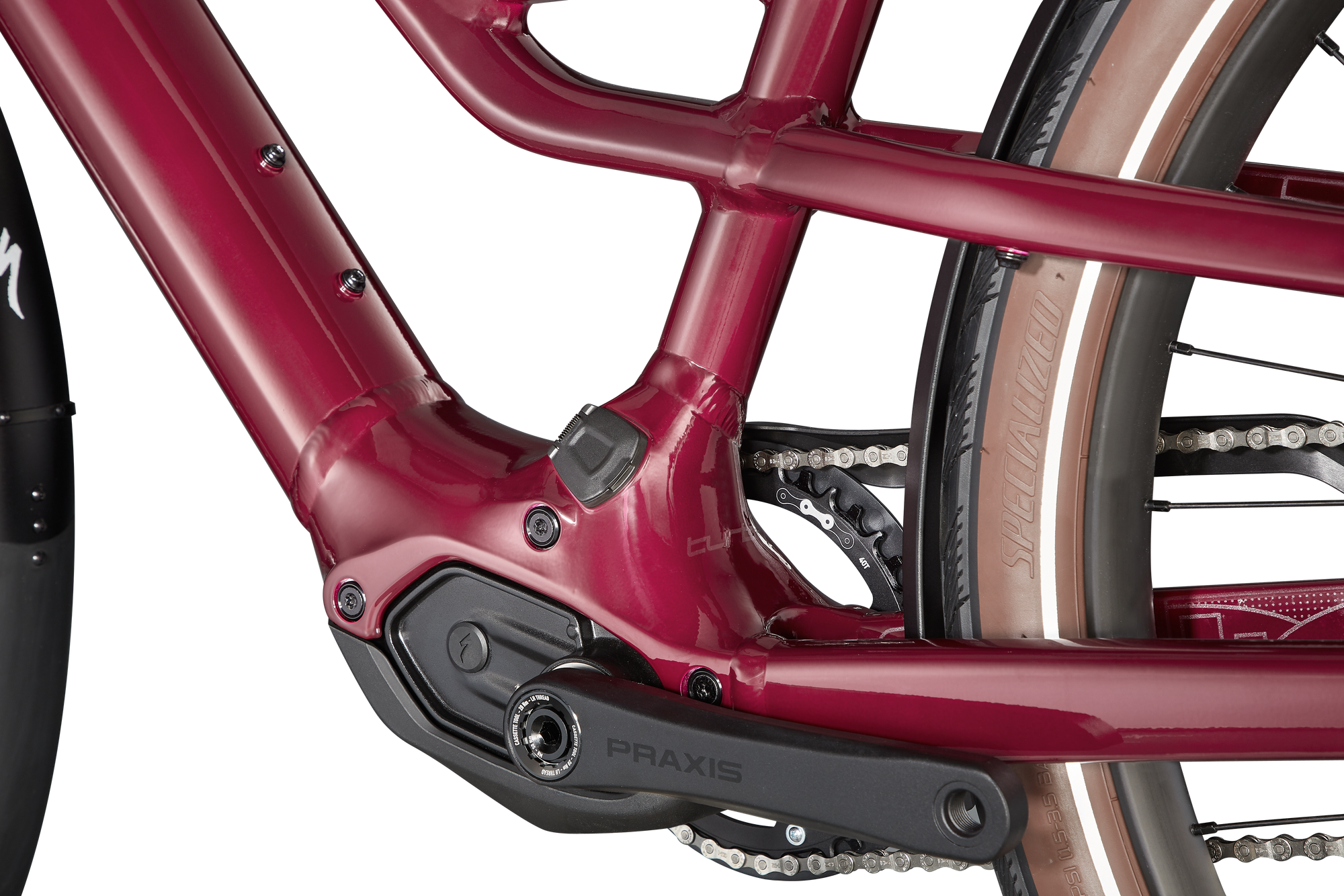 Specialized Turbo Como SL 4.0 - Raspberry / Transparent