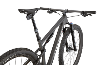 Specialized S-Works Epic - Satin Carbon / Color Run Blue Murano Pearl / Gloss Chrome Foil Logos