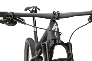 Specialized S-Works Epic - Satin Carbon / Color Run Blue Murano Pearl / Gloss Chrome Foil Logos