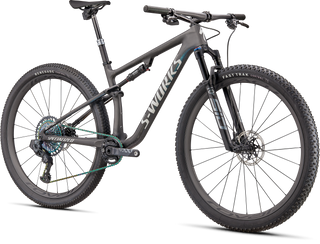 Specialized S-Works Epic - Satin Carbon / Color Run Blue Murano Pearl / Gloss Chrome Foil Logos