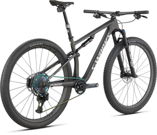 Specialized S-Works Epic - Satin Carbon / Color Run Blue Murano Pearl / Gloss Chrome Foil Logos