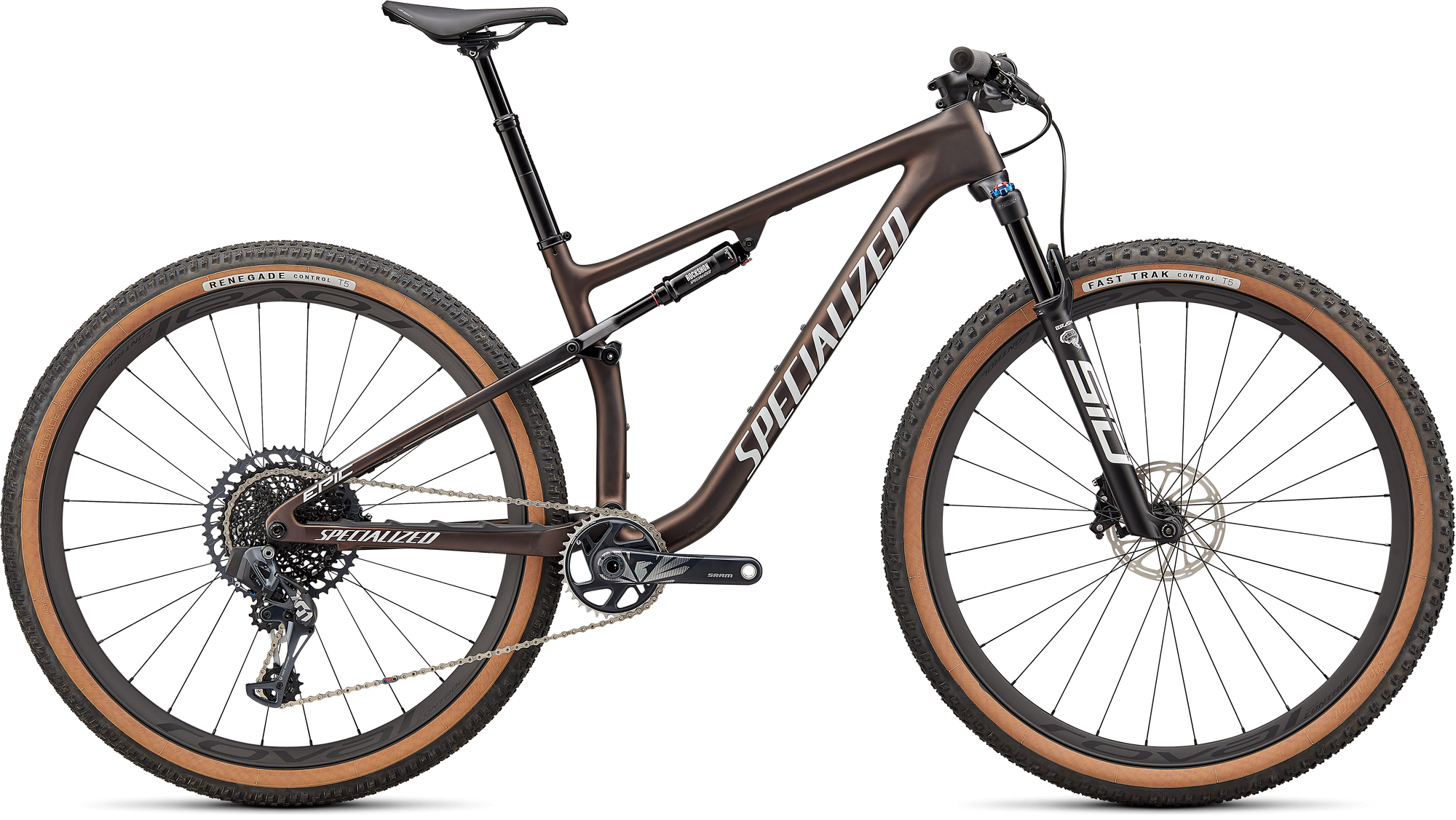 Specialized Epic Pro - Satin Carbon / Red-Gold Chameleon Tint / White