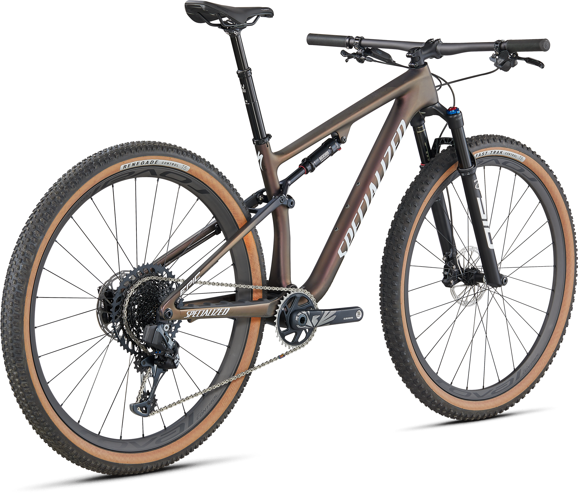 Specialized Epic Pro - Satin Carbon / Red-Gold Chameleon Tint / White
