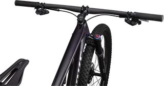 Specialized S-Works Epic - SRAM XX1 AXS, RockShox Ultimate BRAIN - Gloss Purple Tint Fades Over Carbon / Chrome