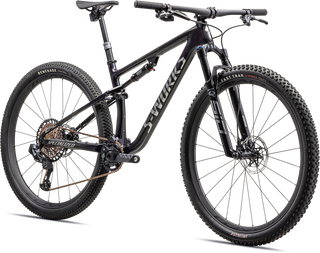 Specialized S-Works Epic - SRAM XX1 AXS, RockShox Ultimate BRAIN - Gloss Purple Tint Fades Over Carbon / Chrome