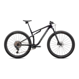 Specialized S-Works Epic - SRAM XX1 AXS, RockShox Ultimate BRAIN - Gloss Purple Tint Fades Over Carbon / Chrome