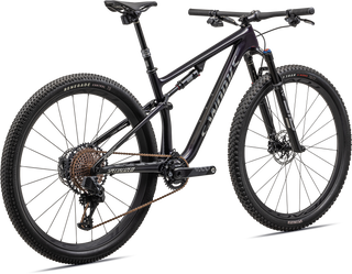 Specialized S-Works Epic - SRAM XX1 AXS, RockShox Ultimate BRAIN - Gloss Purple Tint Fades Over Carbon / Chrome