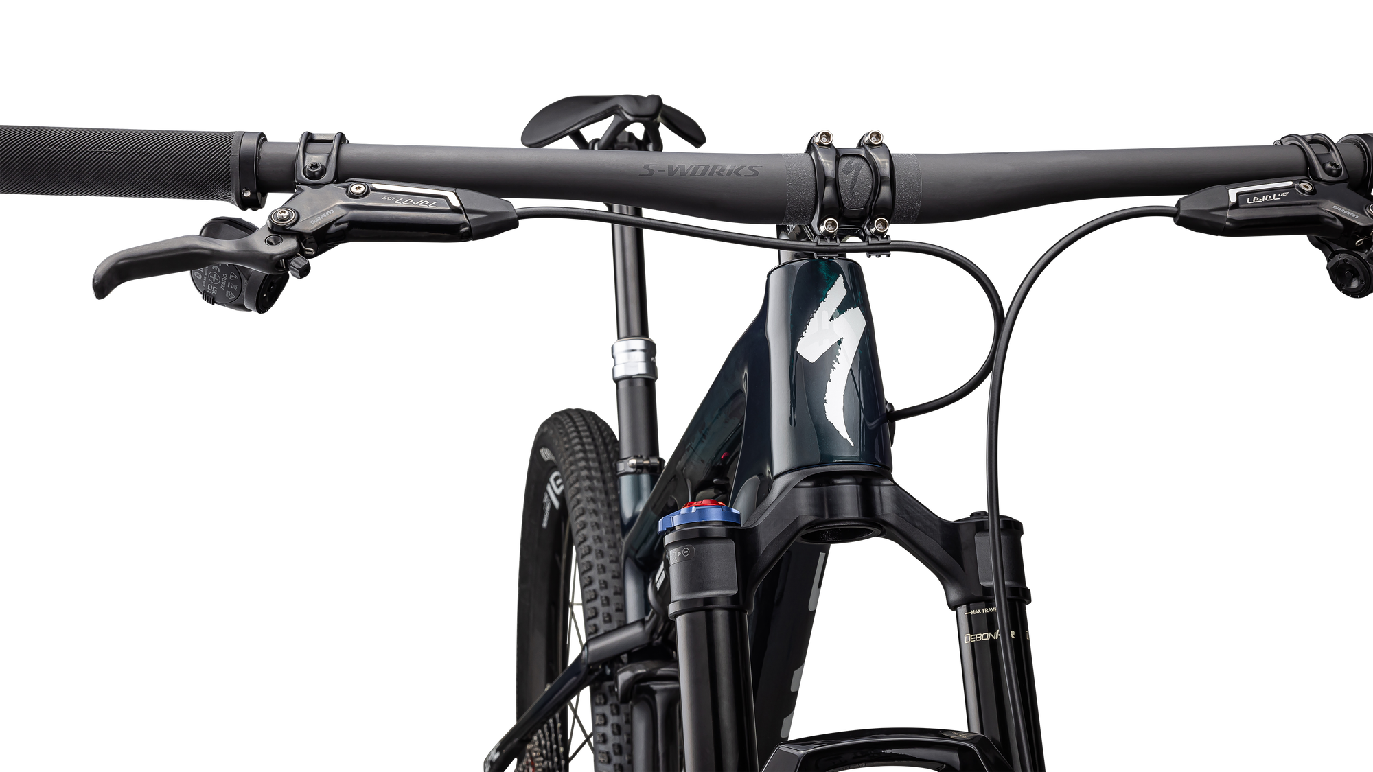 Specialized S-Works Epic LTD - Gloss Teal Tint Fades/ Metallic White Silver