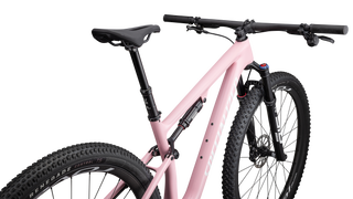 Specialized Epic Pro LTD - SRAM XO, RockShox Ultimate BRAIN - Gloss Desert Rose / Metallic White Silver
