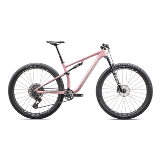 Specialized Epic Pro LTD - SRAM XO, RockShox Ultimate BRAIN - Gloss Desert Rose / Metallic White Silver