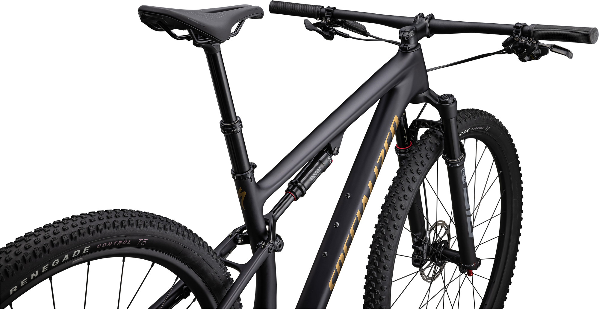 Specialized Epic Comp - SRAM GX Eagle, RockShox SID SL/BRAIN - Gloss Midnight Shadow / Harvest Gold Metallic