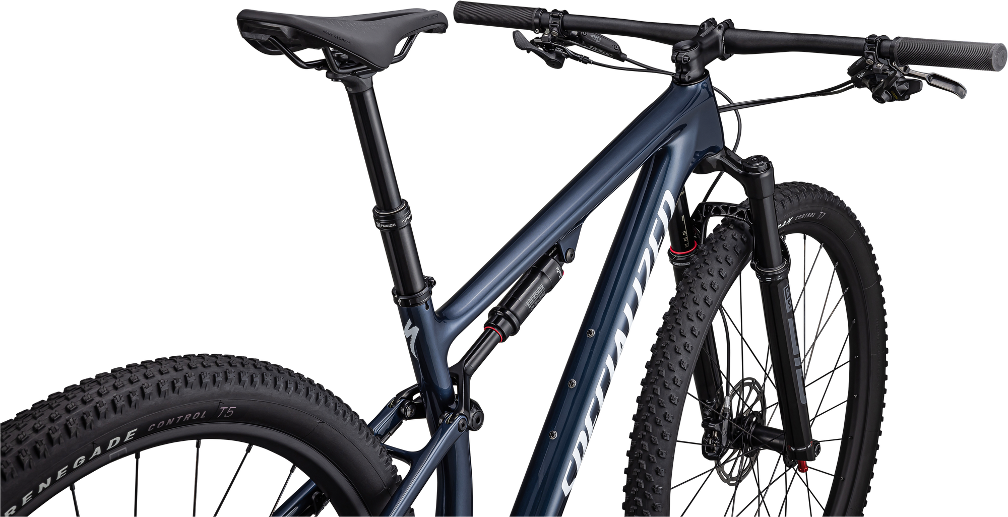 Specialized Epic Comp - SRAM GX Eagle, RockShox SID SL/BRAIN - Gloss Mystic Blue Metallic / Morning Mist