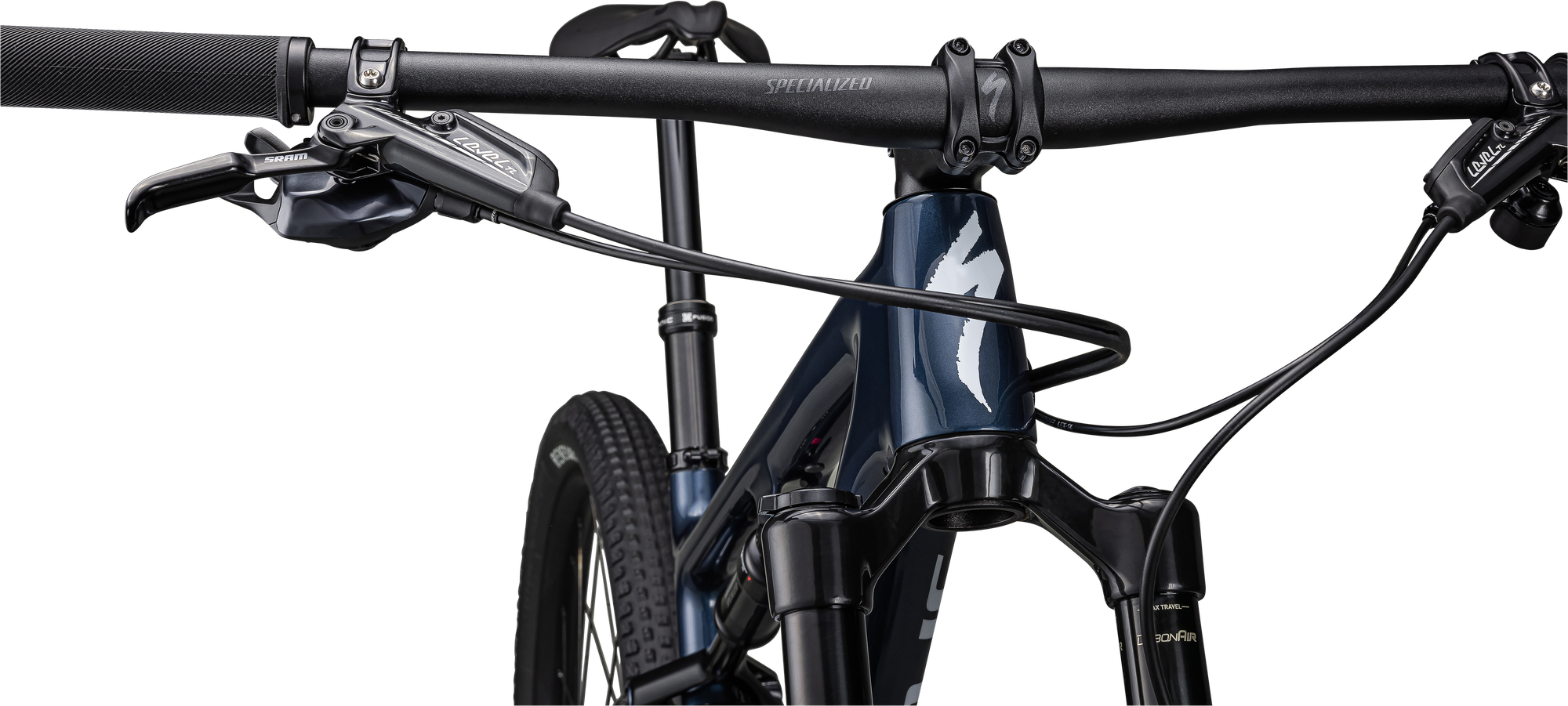 Specialized Epic Comp - SRAM GX Eagle, RockShox SID SL/BRAIN - Gloss Mystic Blue Metallic / Morning Mist