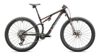 Specialized S-Works Epic 8 - SRAM XX SL AXS, RockShox Ultimate Flight Attendant - Gloss Carbon/Metallic Vivid Pink/Viavi Magenta Gold/Metallic Midnight Shadow/White