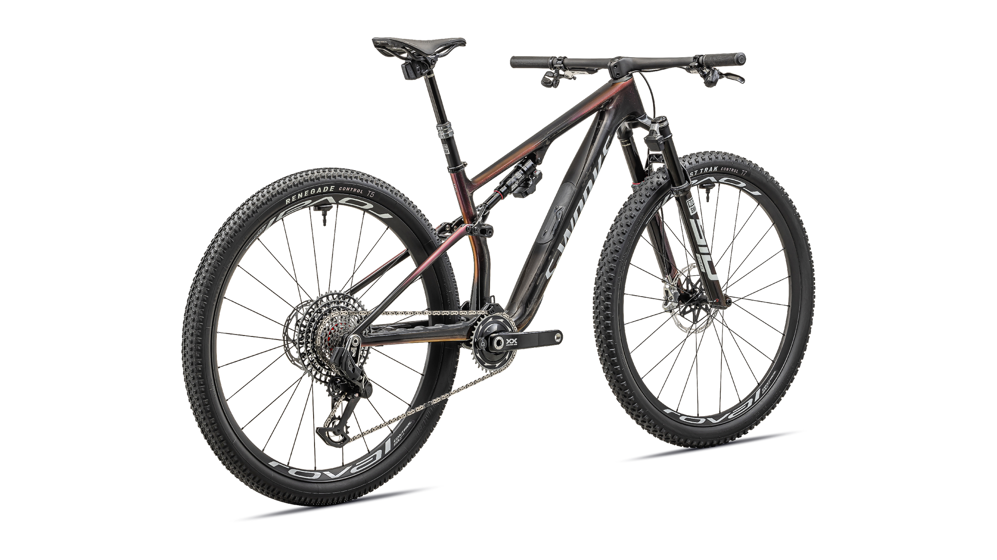 Specialized S-Works Epic 8 - SRAM XX SL AXS, RockShox Ultimate Flight Attendant - Gloss Carbon/Metallic Vivid Pink/Viavi Magenta Gold/Metallic Midnight Shadow/White