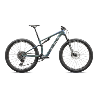 Specialized Epic 8 Pro - SRAM X0 AXS, RockShox Ultimate - Satin Carbon / Metallic Sapphire / Metallic White Silver