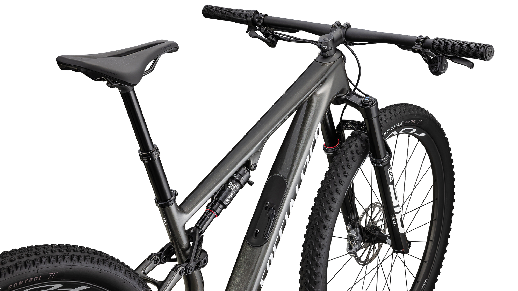 Specialized Epic 8 Expert - SRAM GX AXS, RockShox Select+ - Gloss Carbon/Black Pearl White