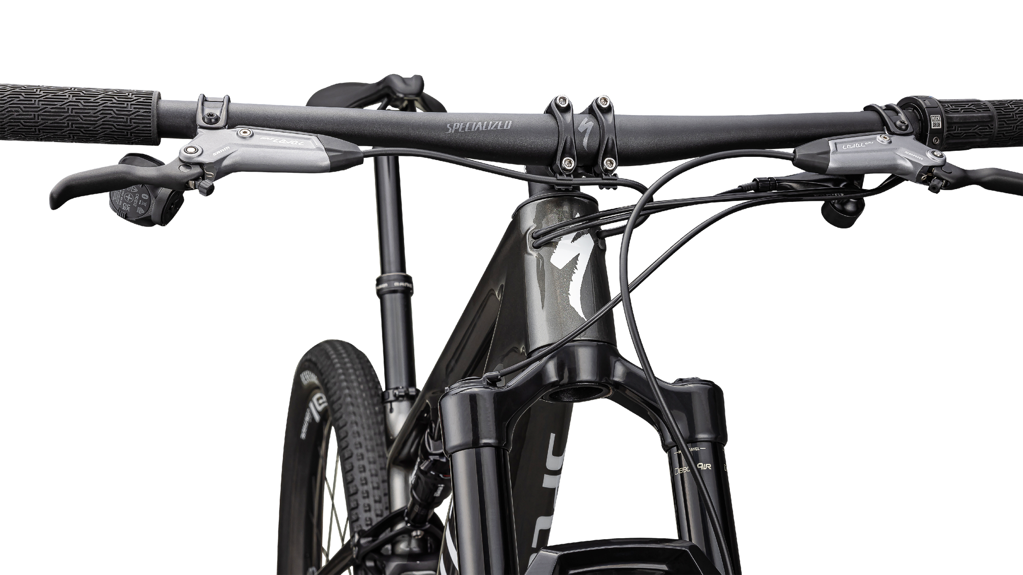 Specialized Epic 8 Expert - SRAM GX AXS, RockShox Select+ - Gloss Carbon/Black Pearl White