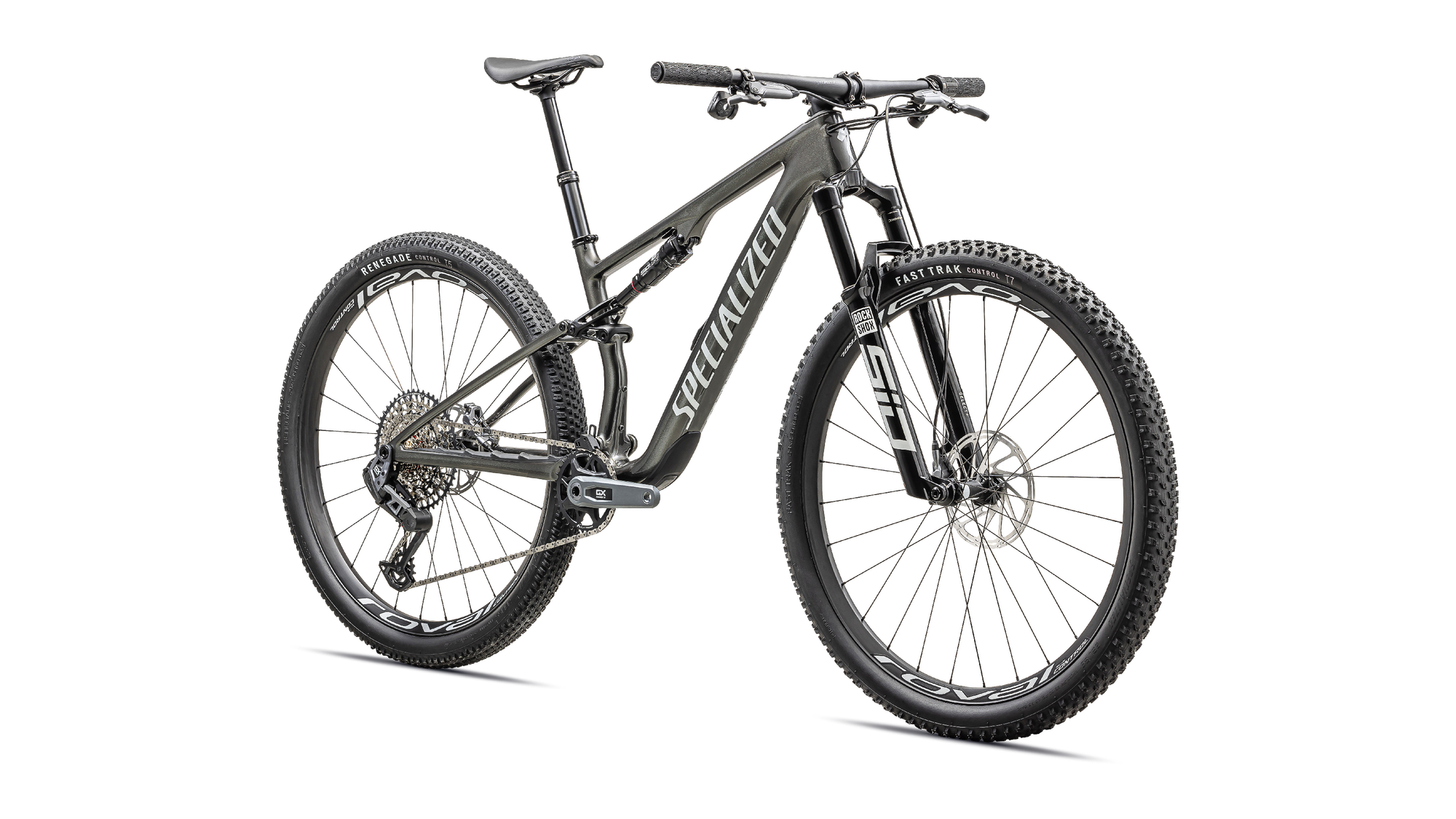 Specialized Epic 8 Expert - SRAM GX AXS, RockShox Select+ - Gloss Carbon/Black Pearl White
