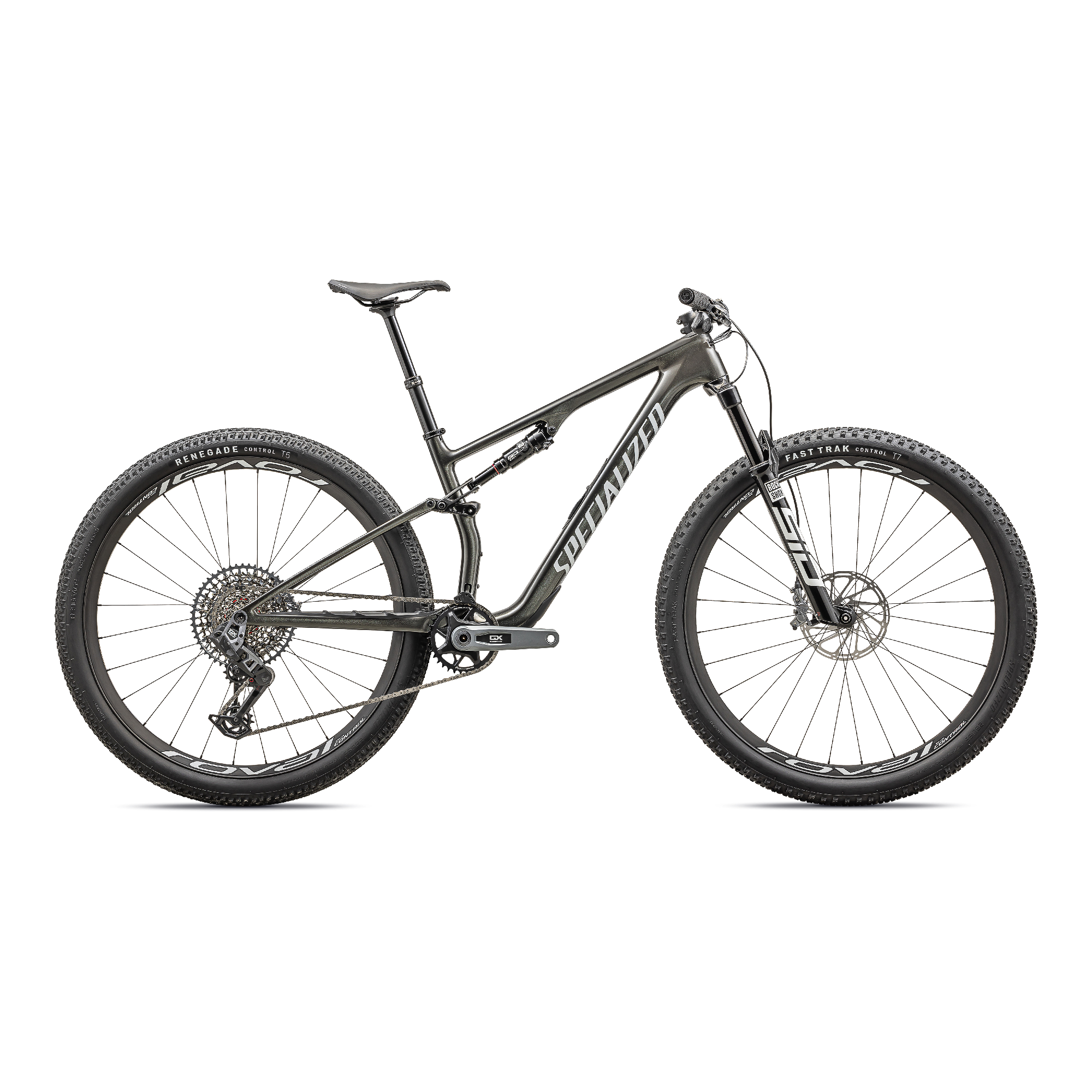 Specialized Epic 8 Expert - SRAM GX AXS, RockShox Select+ - Gloss Carbon/Black Pearl White