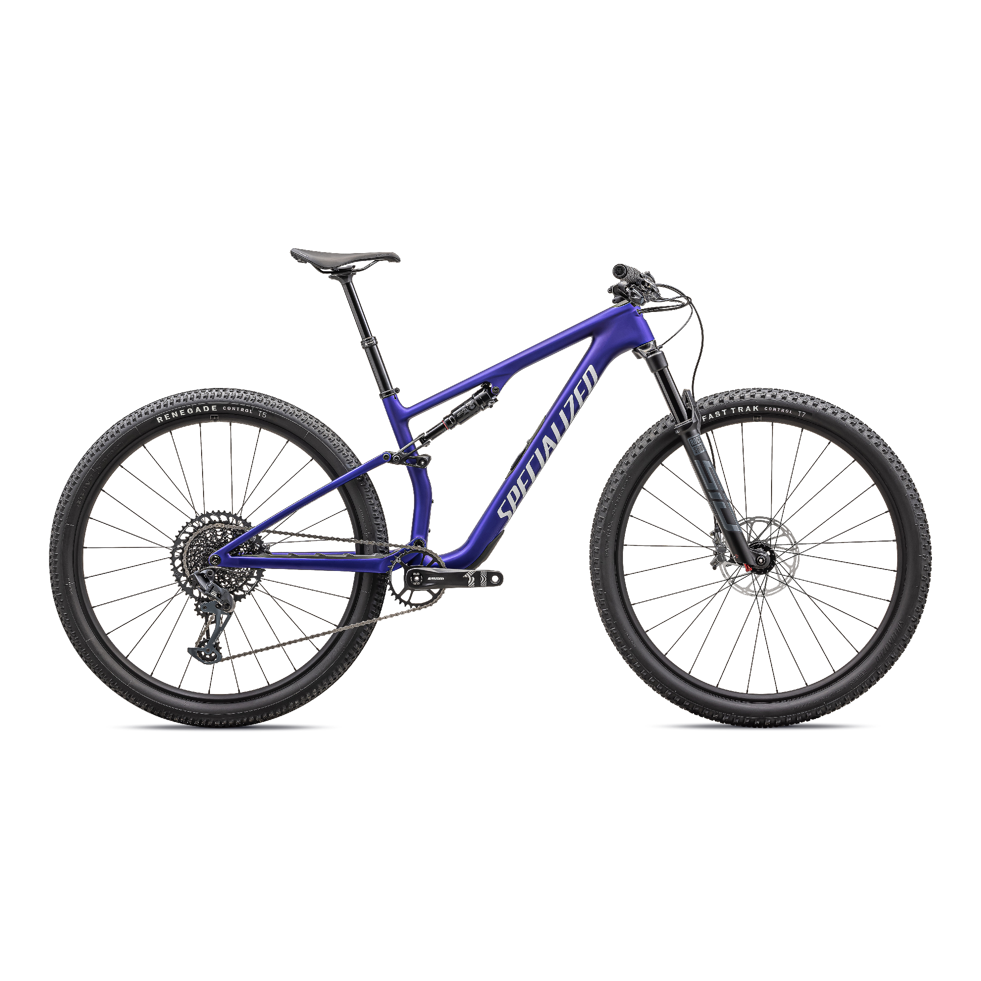 Specialized Epic 8 Comp - SRAM GX Eagle, RockShox Select - Satin Metallic/Sapphire White
