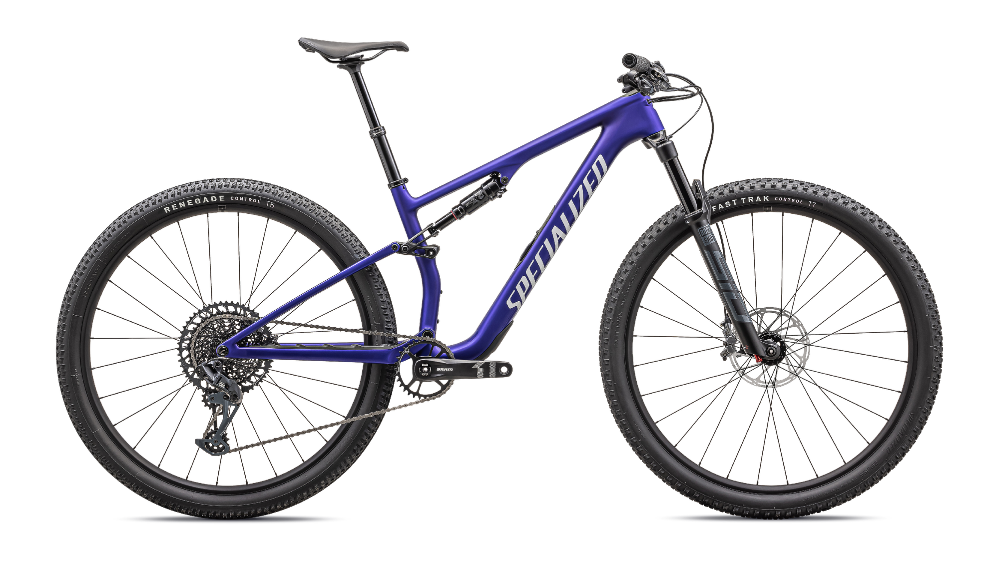 Specialized Epic 8 Comp - SRAM GX Eagle, RockShox Select - Satin Metallic/Sapphire White