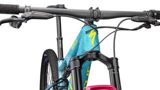 Specialized Epic 8 Pro - SRAM X0 AXS, RockShox Ultimate - Gloss Lagoon Blue / Liquid Metal / Yellow